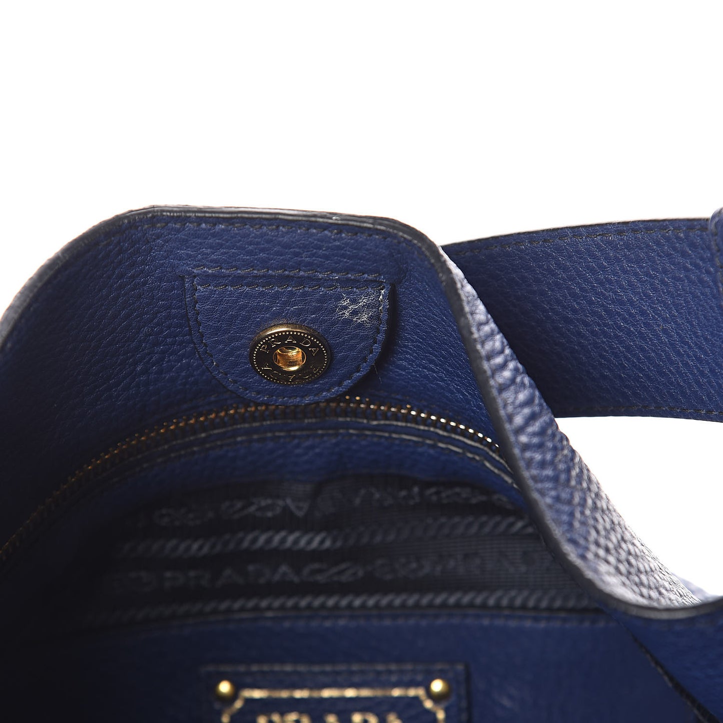 Vitello Daino Shoulder Bag Inchiostro
