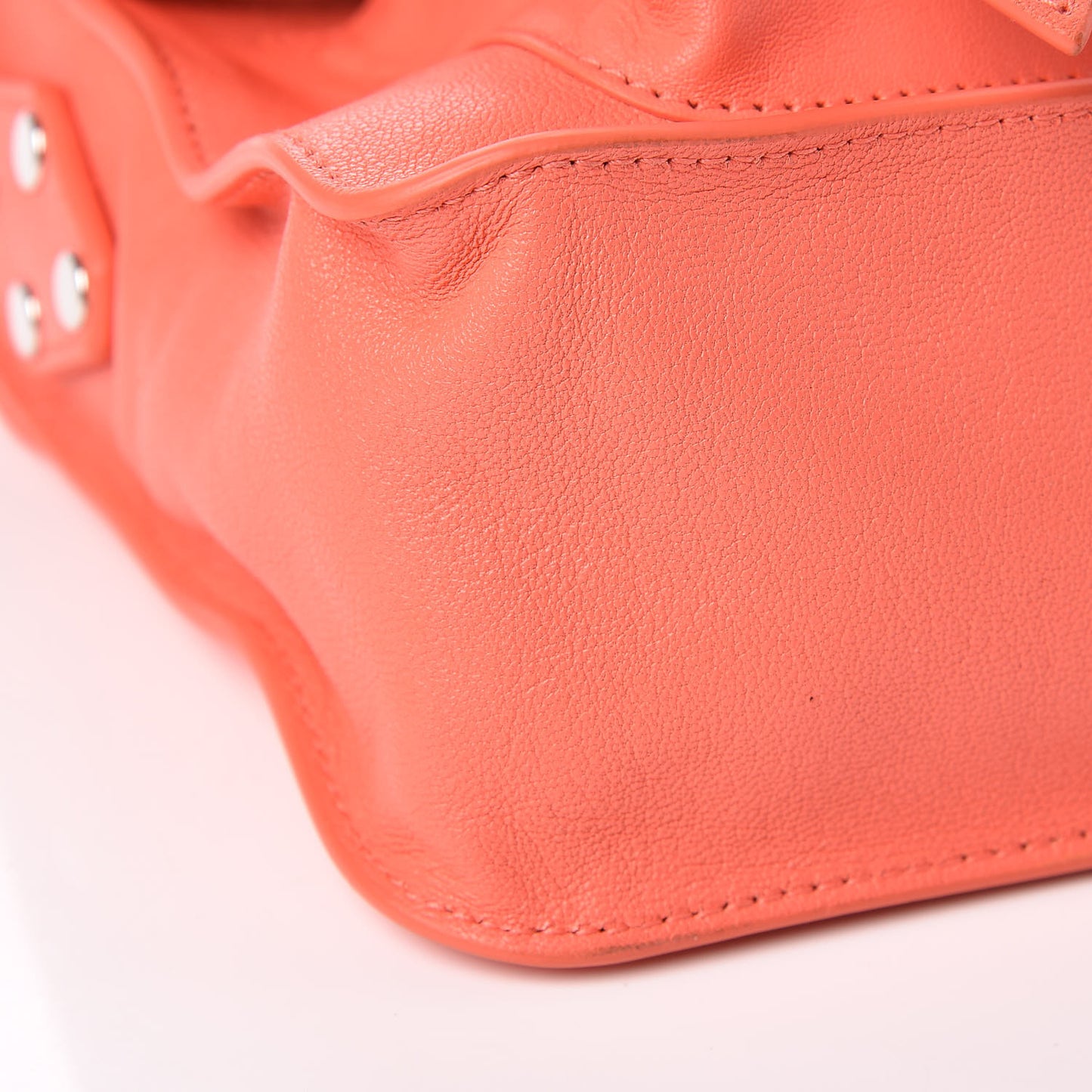 Lambskin Tiny PS1 Satchel Neon Coral