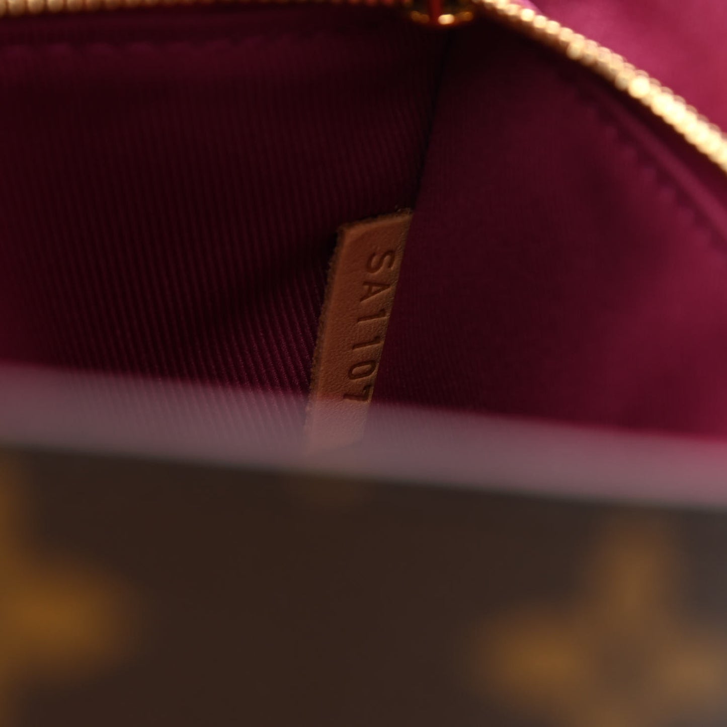 Monogram Cluny BB Bordeaux Fuchsia