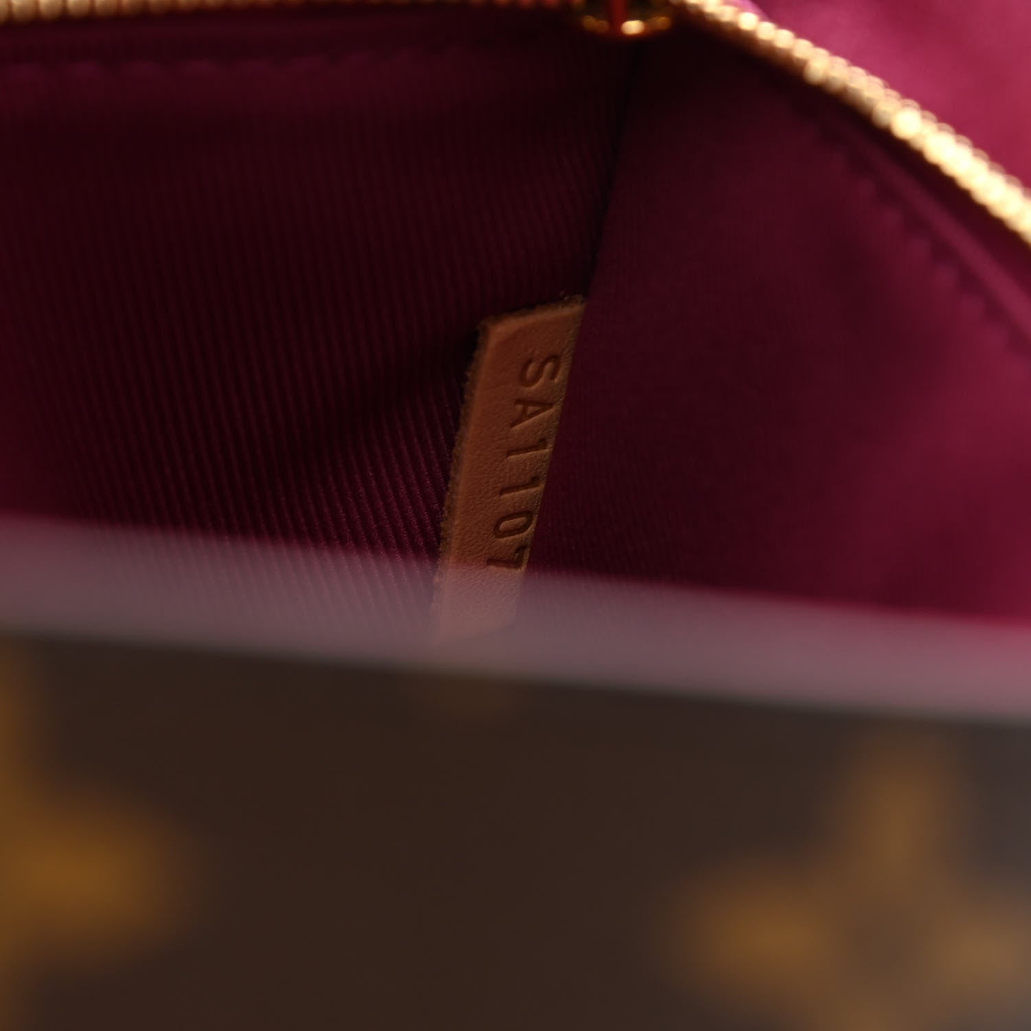 Louis Vuitton Monogram Cluny BB Bordeaux Fuchsia 7 of 13