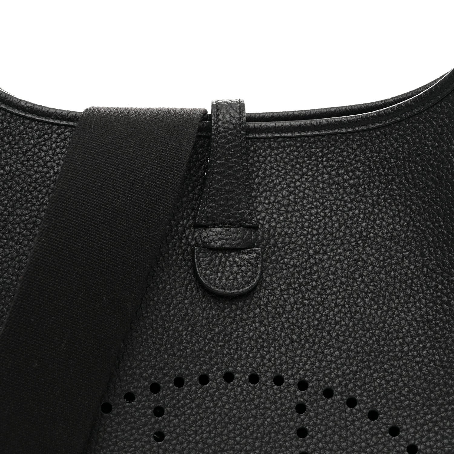Hermes Taurillon Clemence Evelyne III PM Black 8 of 11