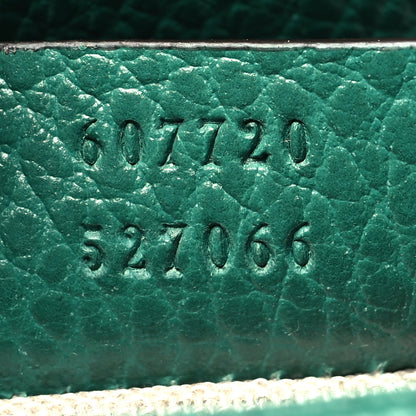 Gucci Dollar Calfskin Interlocking G Crossbody Bag Emerald 8 of 12