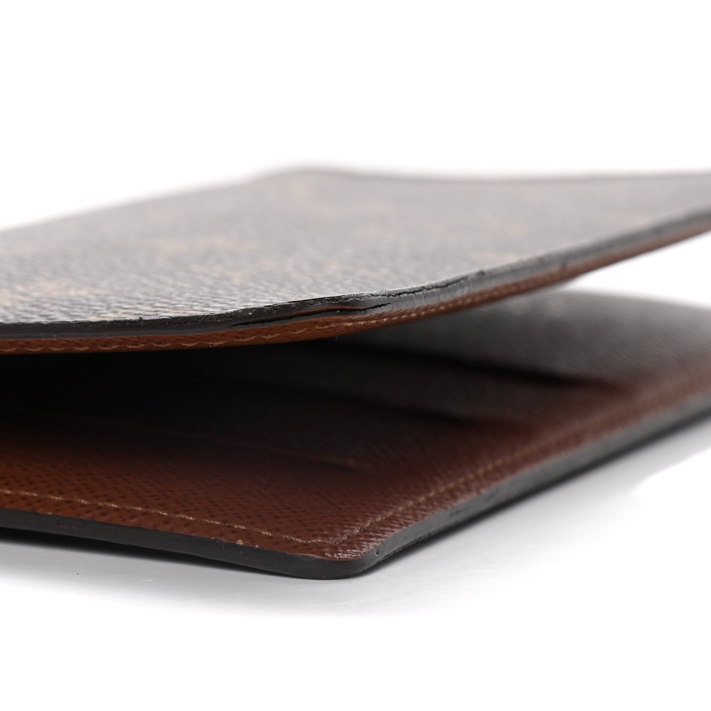 Monogram Checkbook Holder Case Wallet