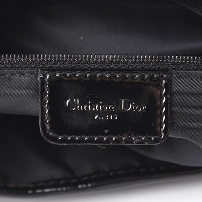 Christian Dior Monogram Saddle Bag Black 5 of 9