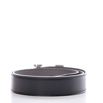 Hermes Box Togo 32mm H Belt 85 Black Etain 3 of 8