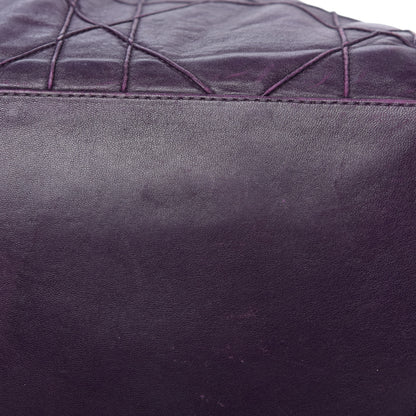 Christian Dior Lambskin Cannage Medium Le Trente Tote Purple 11 of 18