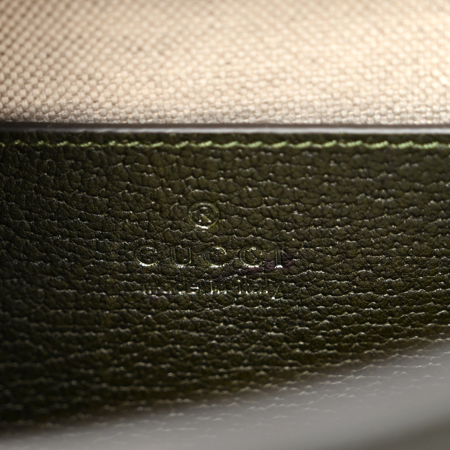 Gucci Textured Dollar Calfskin Web Small Diana Tote Bag Green Ombre 6 of 9