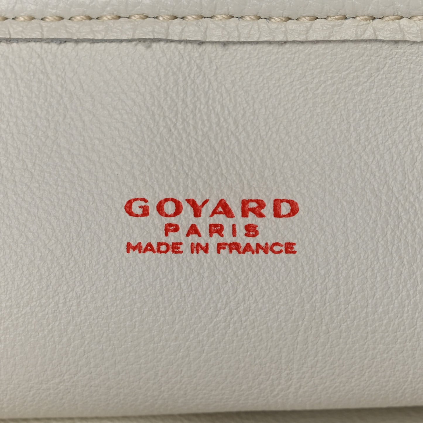 Goyardine Reversible Anjou PM White