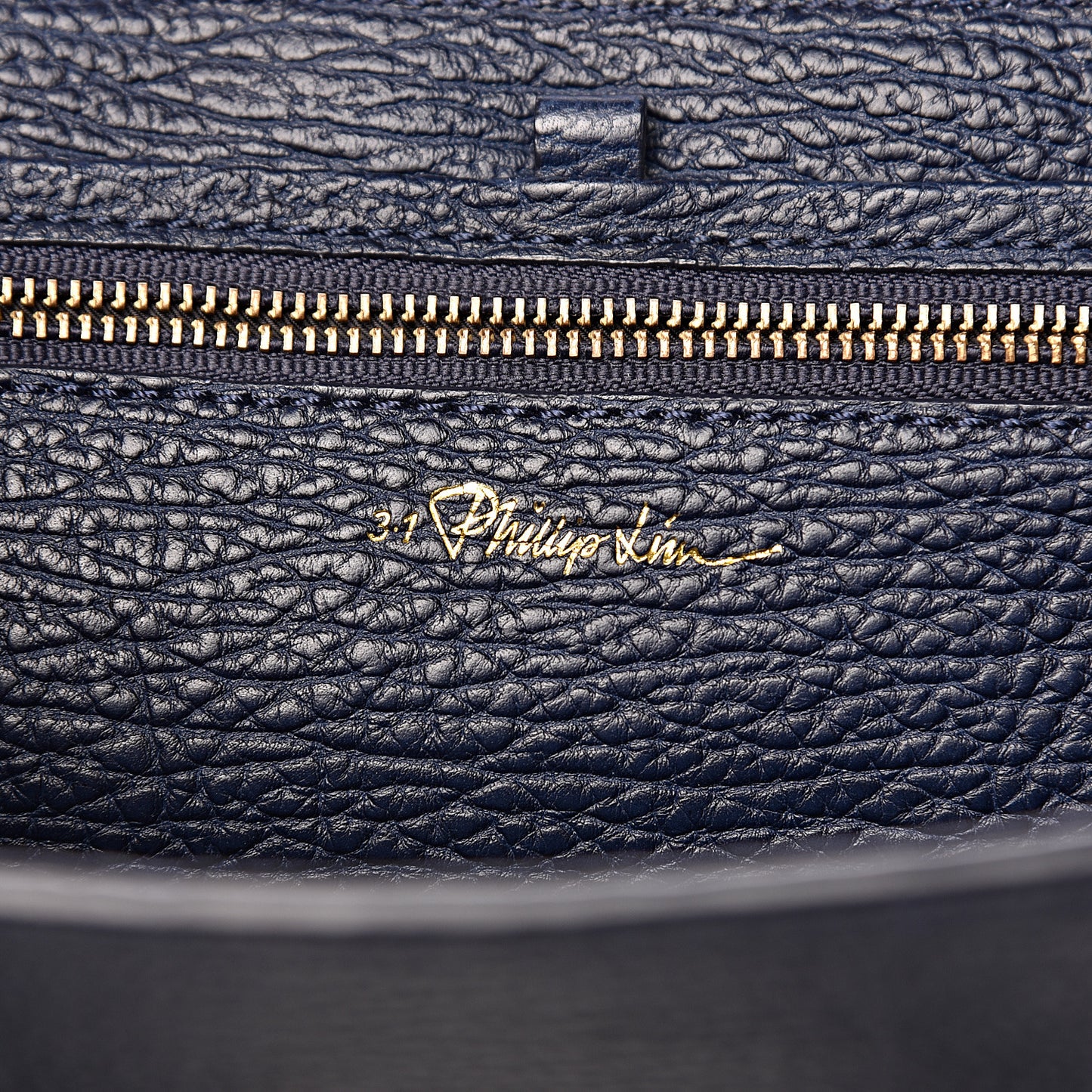 3.1 Textured Calfskin Medium Pashli Satchel Ink