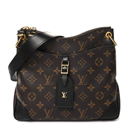 Louis Vuitton Monogram Odeon MM Black 1 of 10