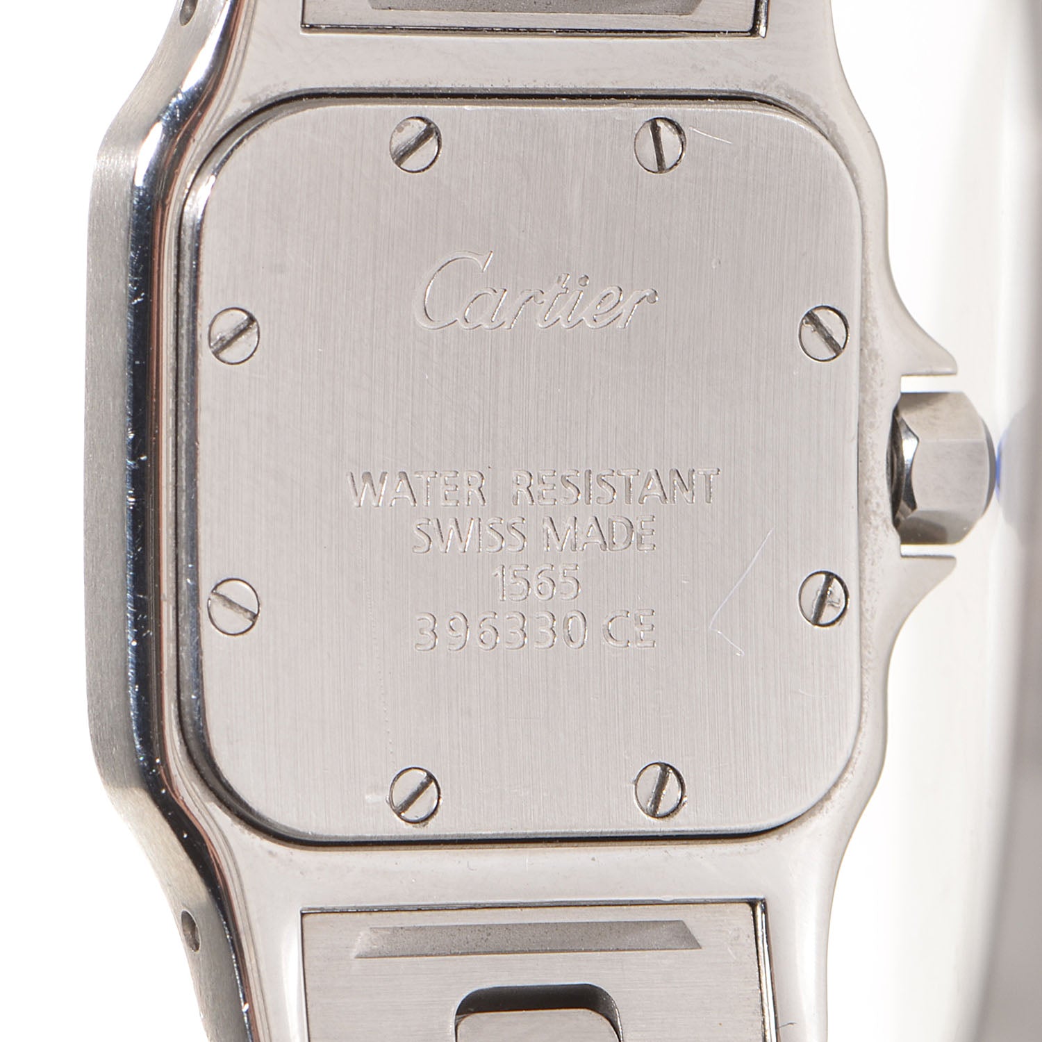 Cartier Stainless Steel 24mm Santos de Galbee Quartz Watch 4 of 7