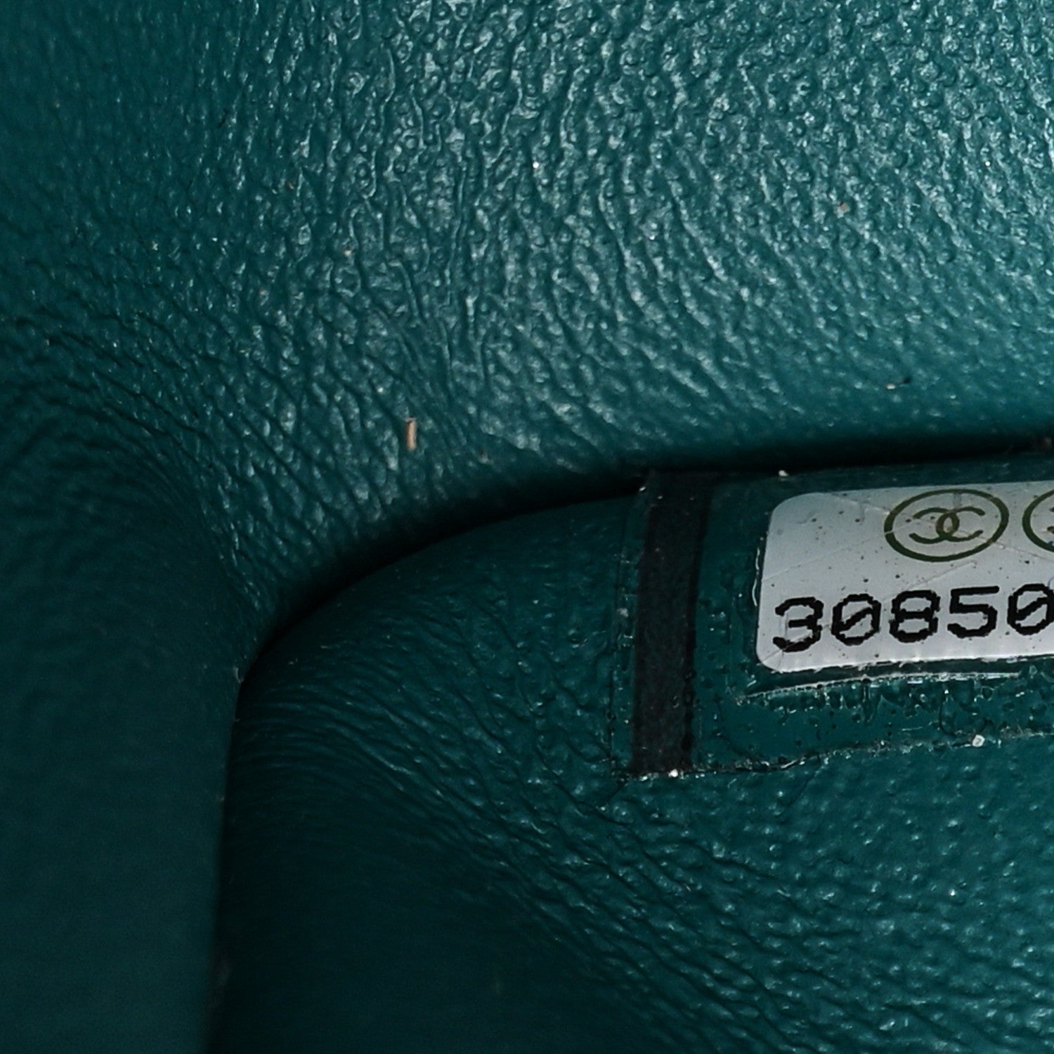 Chanel Caviar Quilted Jumbo Double Flap Green 7 of 10