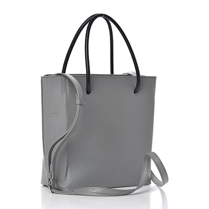 Balenciaga Calfskin Logo XXS Shopping Tote Gris Fossile 3 of 12