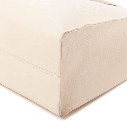 Louis Vuitton Empreinte Monogram Giant Onthego GM Creme 5 of 7