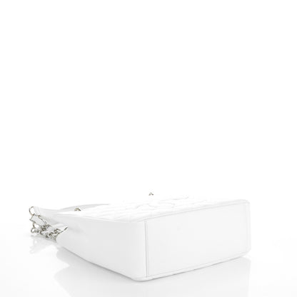 Chanel Caviar Quilted Petit Shopping Tote PST White 4 of 8