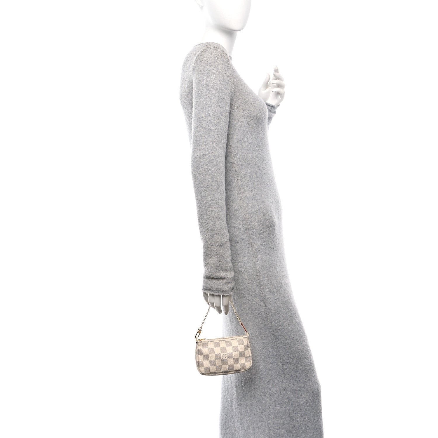 Louis Vuitton Damier Azur Mini Pochette Accessories 2 of 10