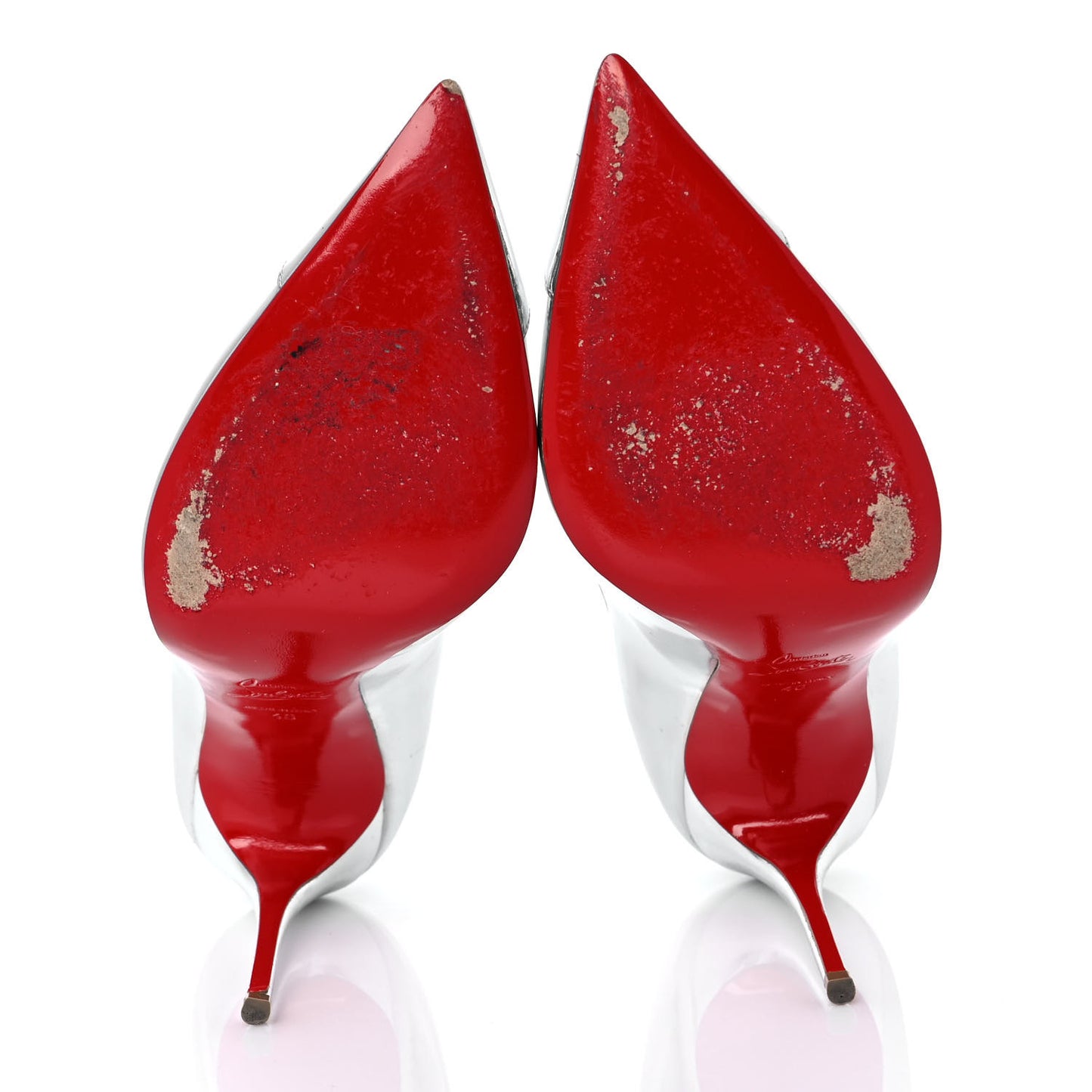 Nappa Patent Studded Predupump 85 Pumps 40 Silver
