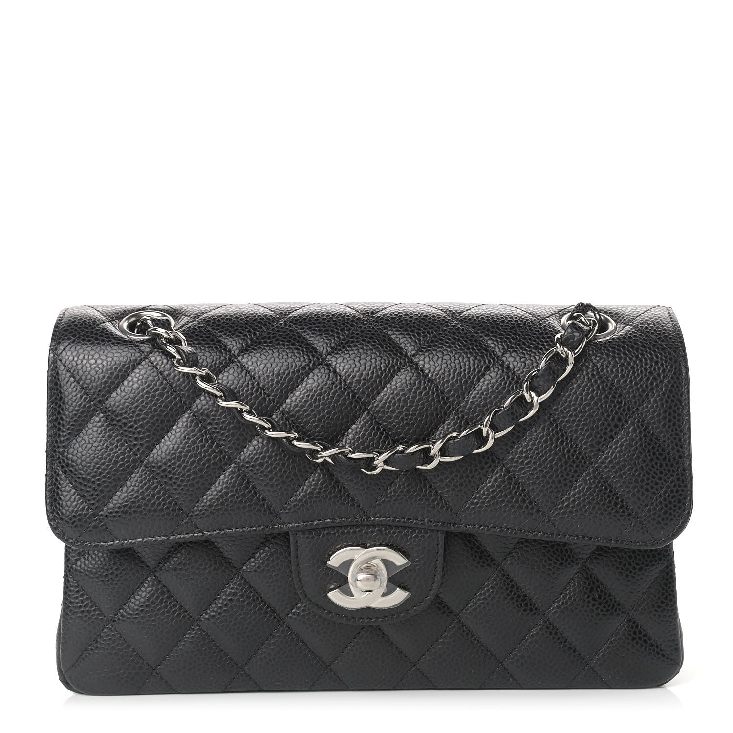 Chanel Caviar Quilted Small Double Flap Black 1 of 9