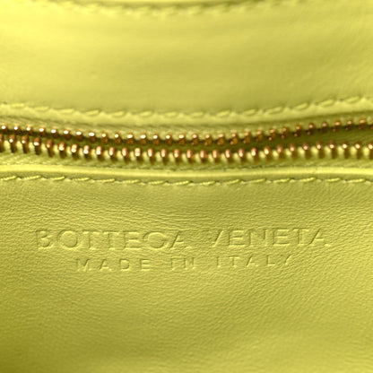 Bottega Veneta Lambskin Maxi Intreccio Padded Chain Cassette Crossbody Bag Kiwi 6 of 9