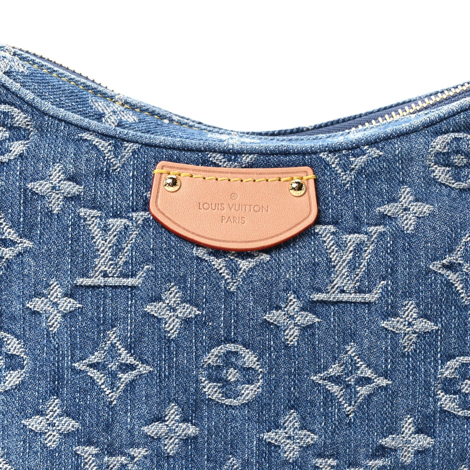 Louis Vuitton Monogram Denim Croissant MM Blue 7 of 9