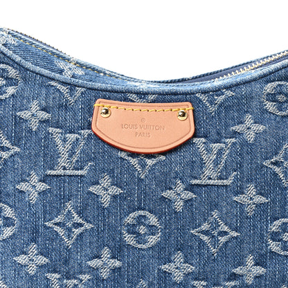 Louis Vuitton Monogram Denim Croissant MM Blue 7 of 9