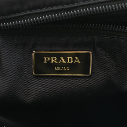 Prada Tessuto Nylon Studded Wristlet Black Fuoco 6 of 7