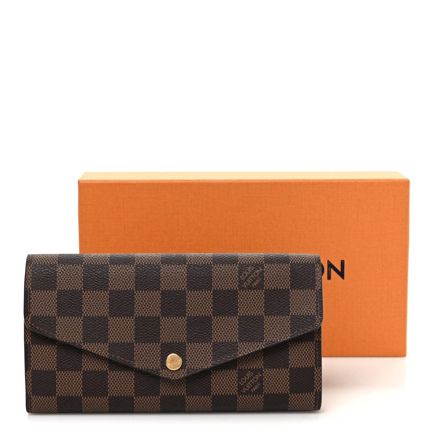 Louis Vuitton Damier Ebene Sarah Wallet NM 7 of 7