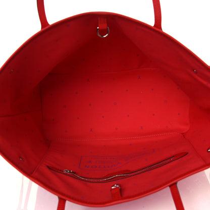 Louis Vuitton Monogram Escale Neverfull MM Rouge 5 of 12