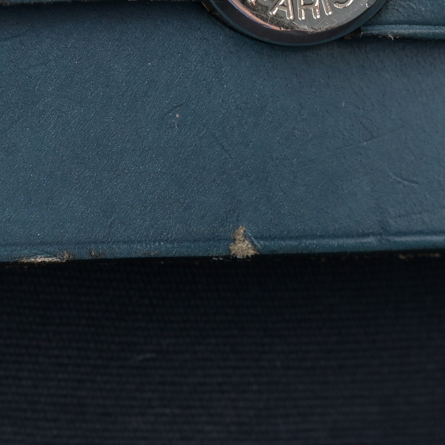 Toile Vache Hunter Herbag Cabas MM Bleu Marine