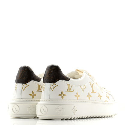 Louis Vuitton Monogram Time Out Sneakers 38 Gold 4 of 8