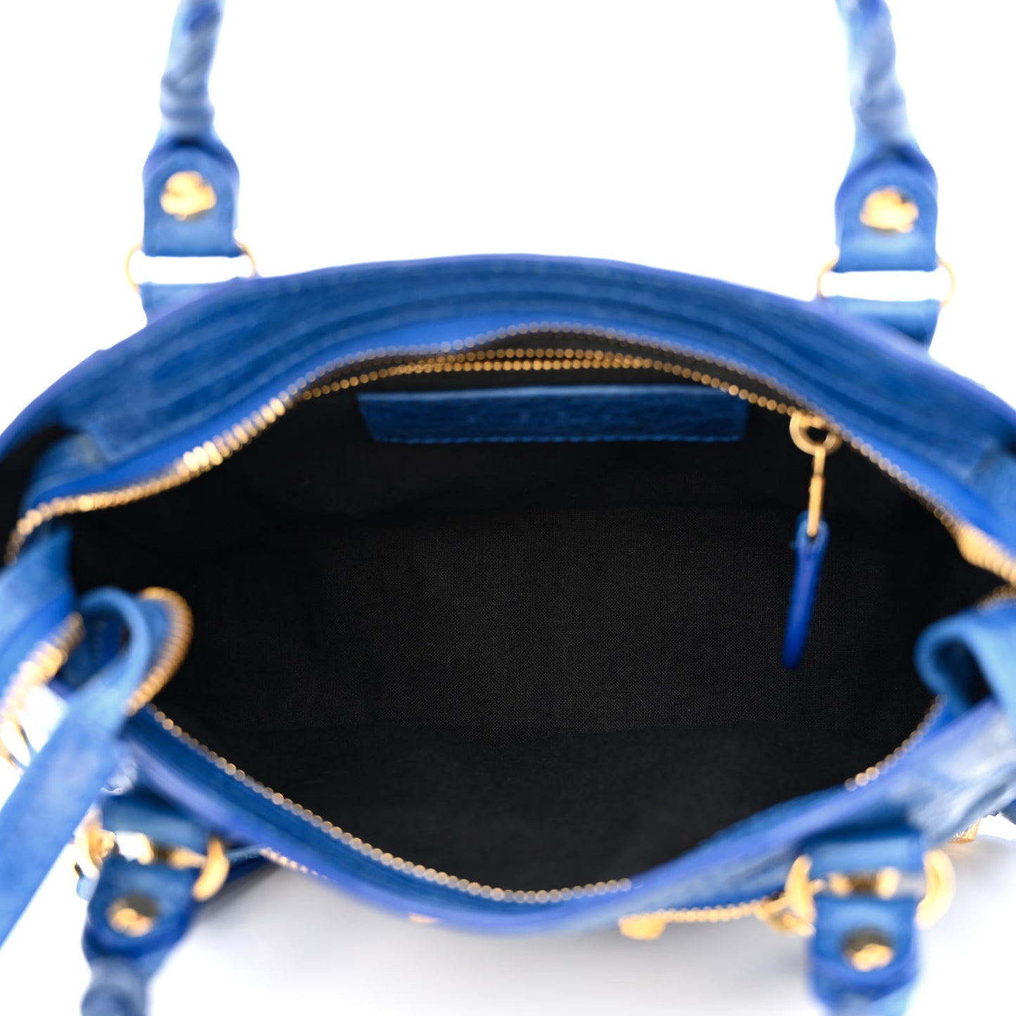 Agneau Giant 12 Gold Hardware Mini City Bleu Lazuli
