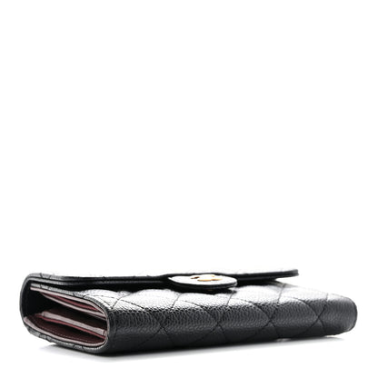 Chanel Caviar Quilted Medium Flap Wallet Black 4 of 8