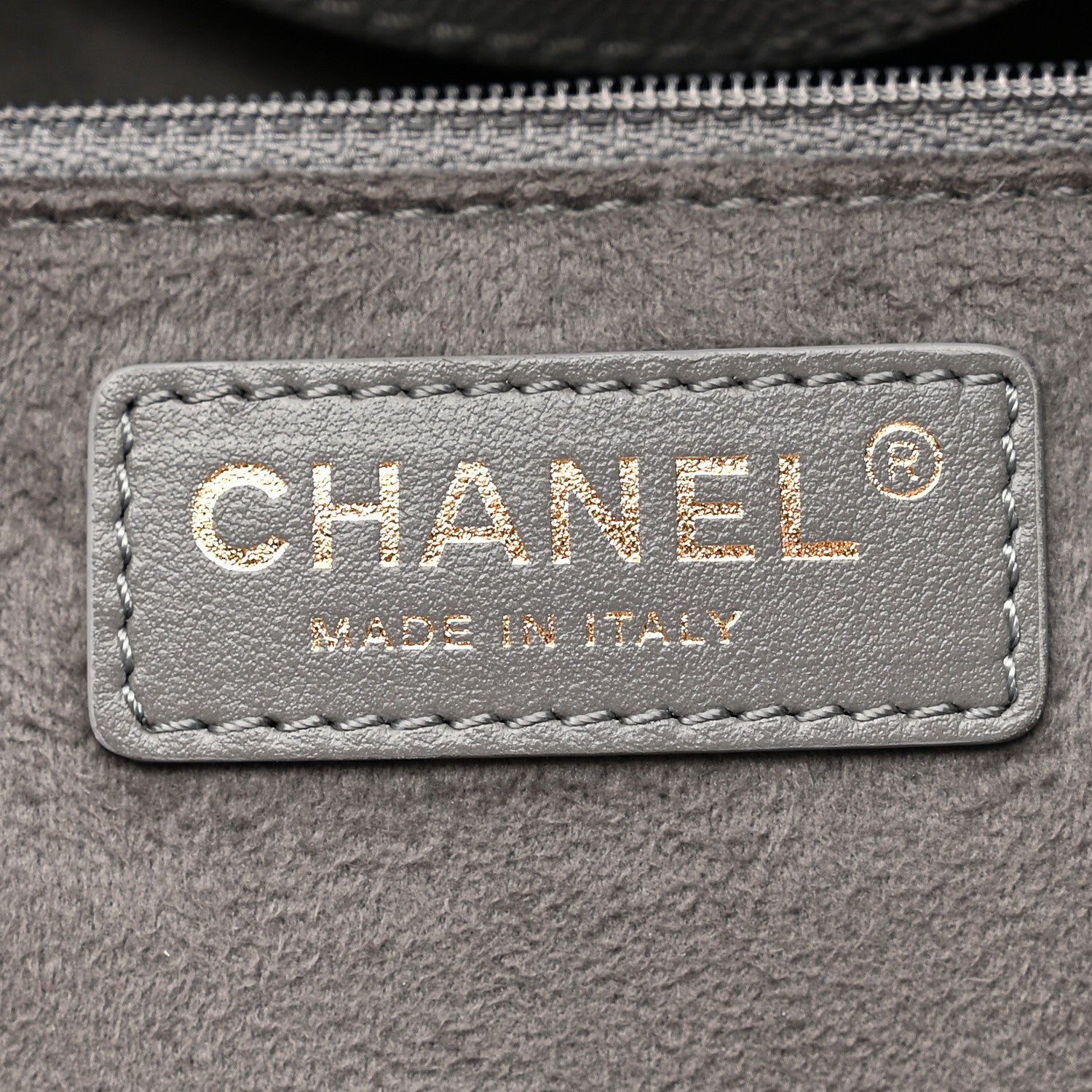 Chanel Caviar Studded Medium Deauville Tote Grey 6 of 11