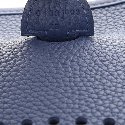 Hermes Taurillon Clemence Evelyne III PM Bleu Agate 7 of 8