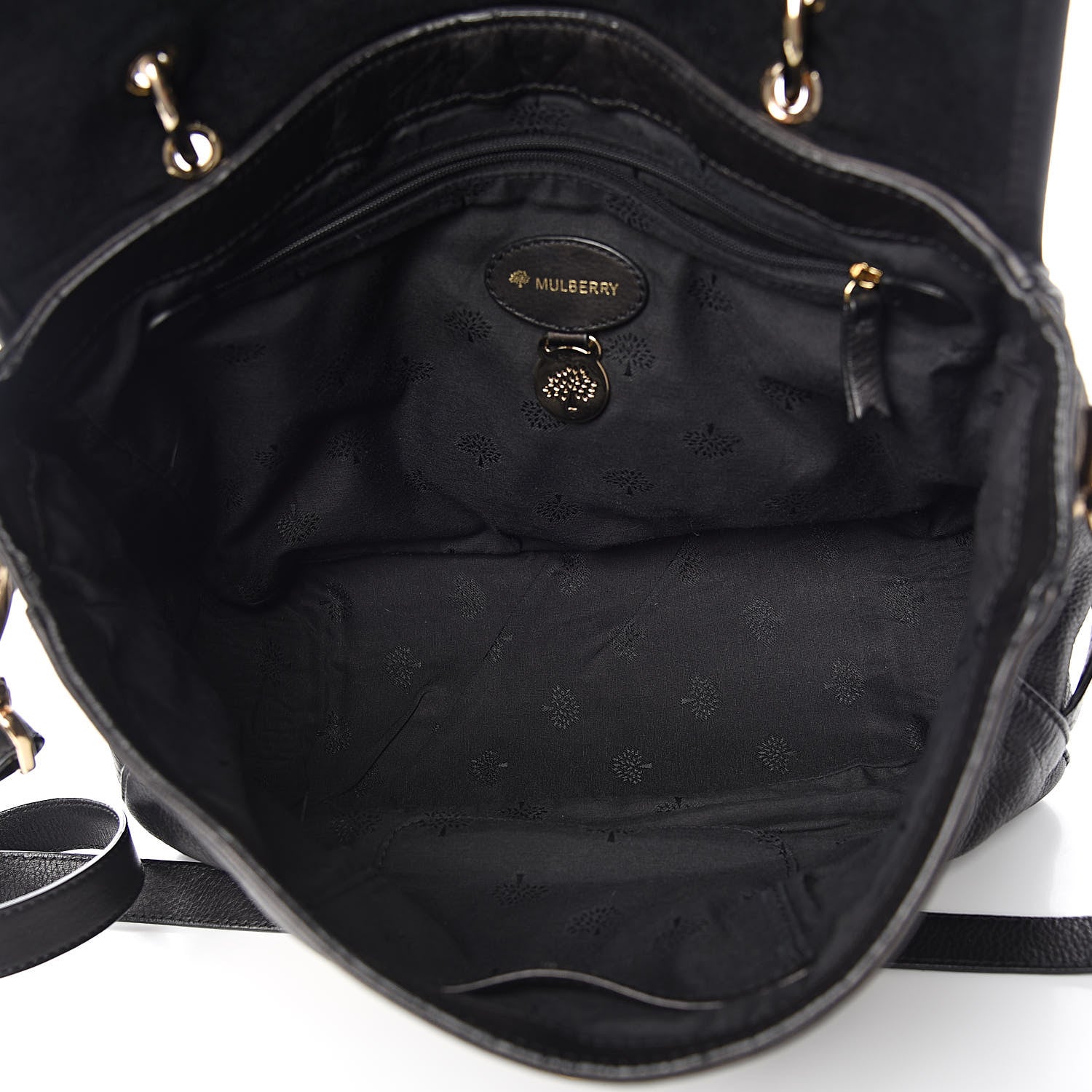 Mulberry Soft Grain Calfskin Tillie Satchel Black 5 of 10