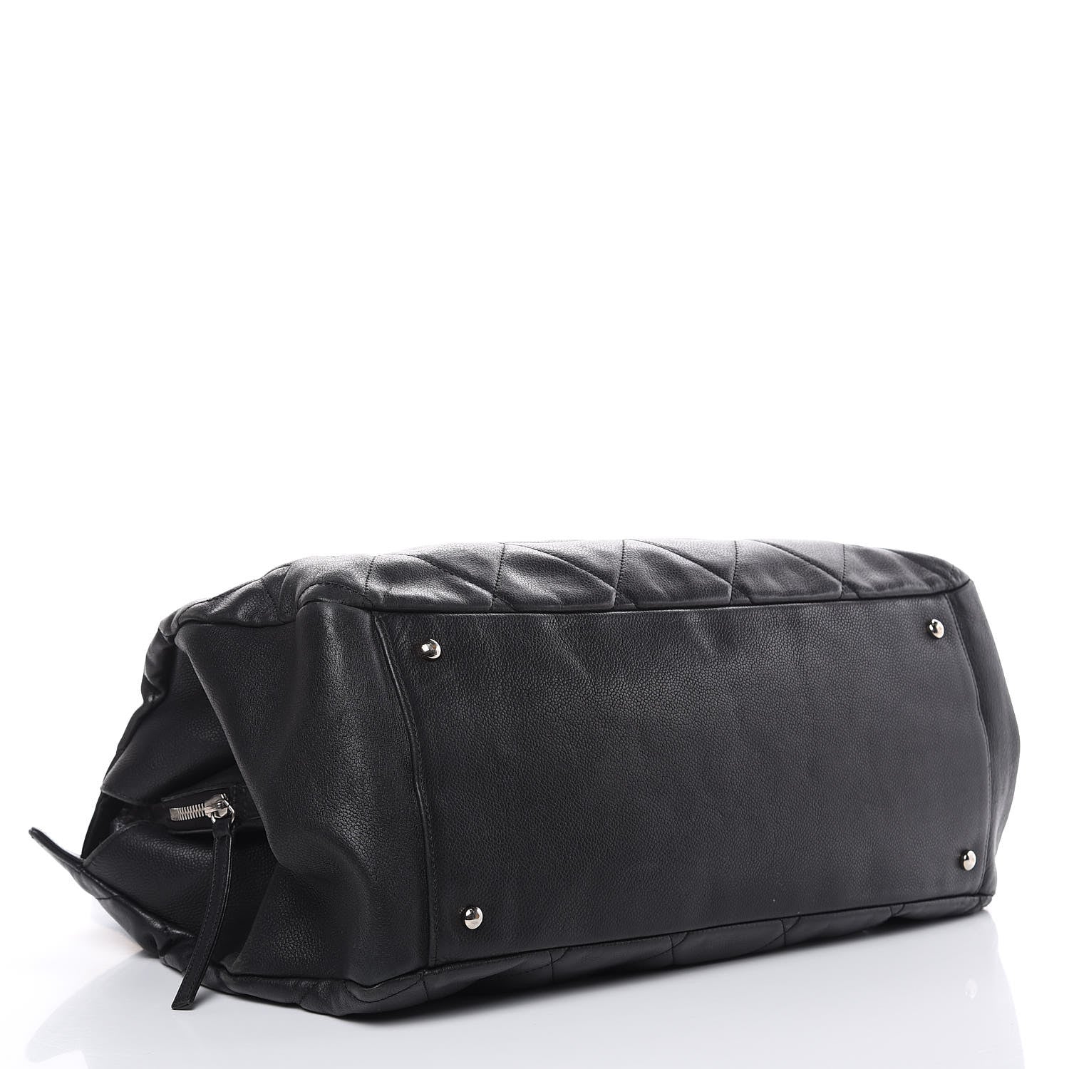 Chanel Soft Caviar Quilted Large Timeless Tote Black 4 of 28