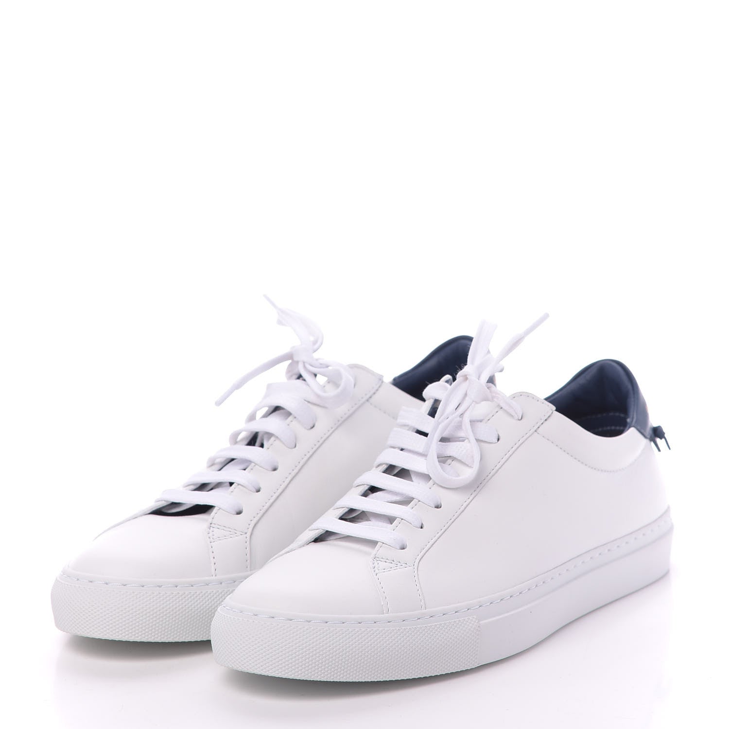 Givenchy Calfskin Womens Urban Street Sneakers 38.5 White Blue 2 of 8