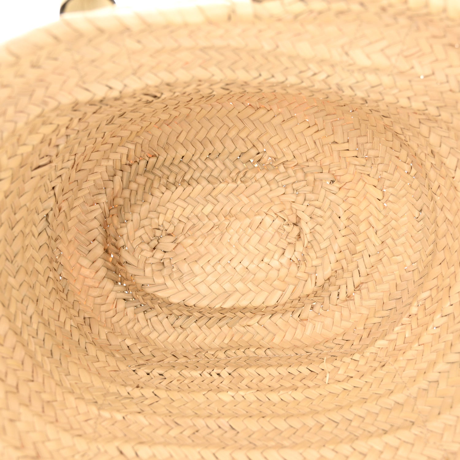 Chloe Raffia Grain Calfskin Medium Marcie Basket White 5 of 9