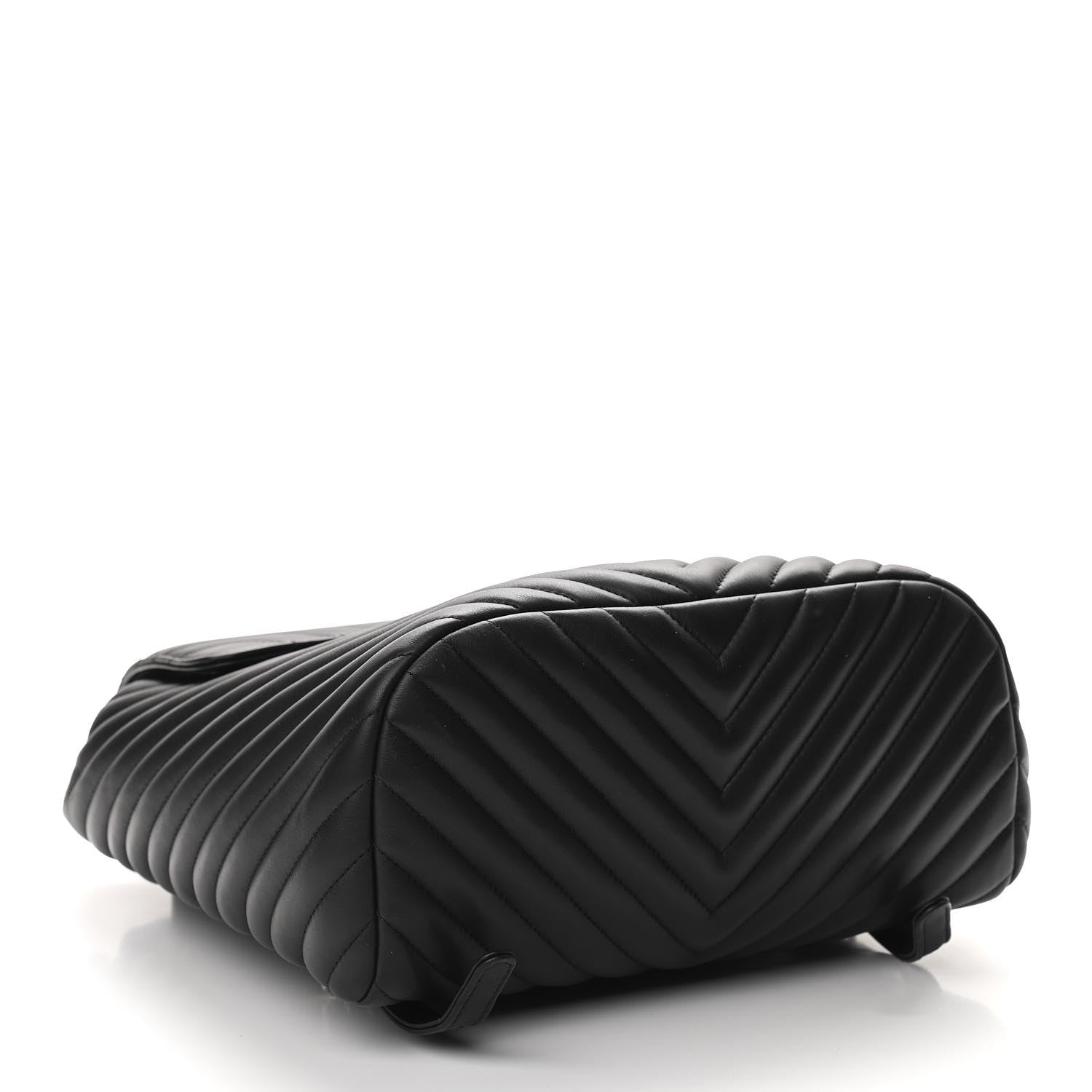 Chanel Calfskin Chevron Quilted Large Urban Spirit Backpack Black 4 of 11