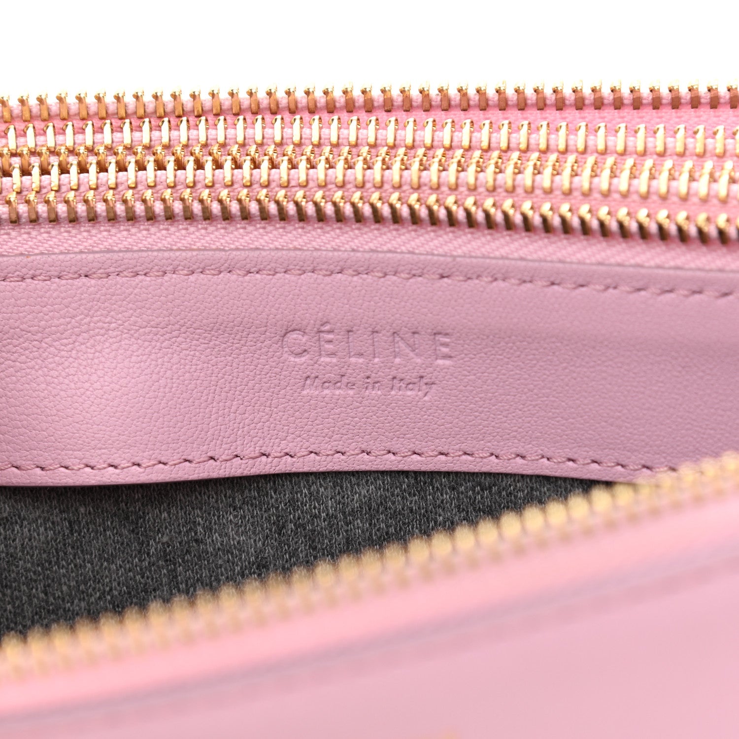Celine Lambskin Large Trio Crossbody Bag Pink 7 of 9