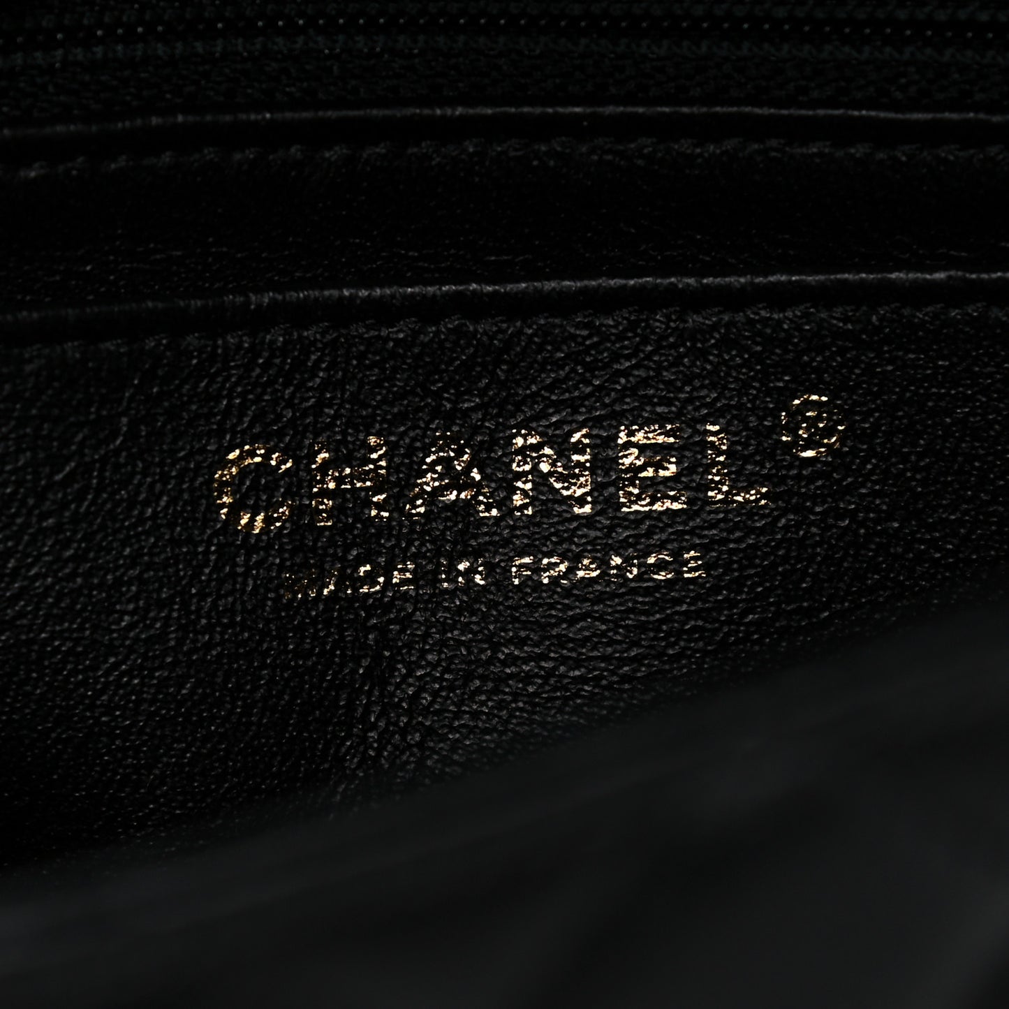 Lambskin Quilted Mini Rectangular Flap Black