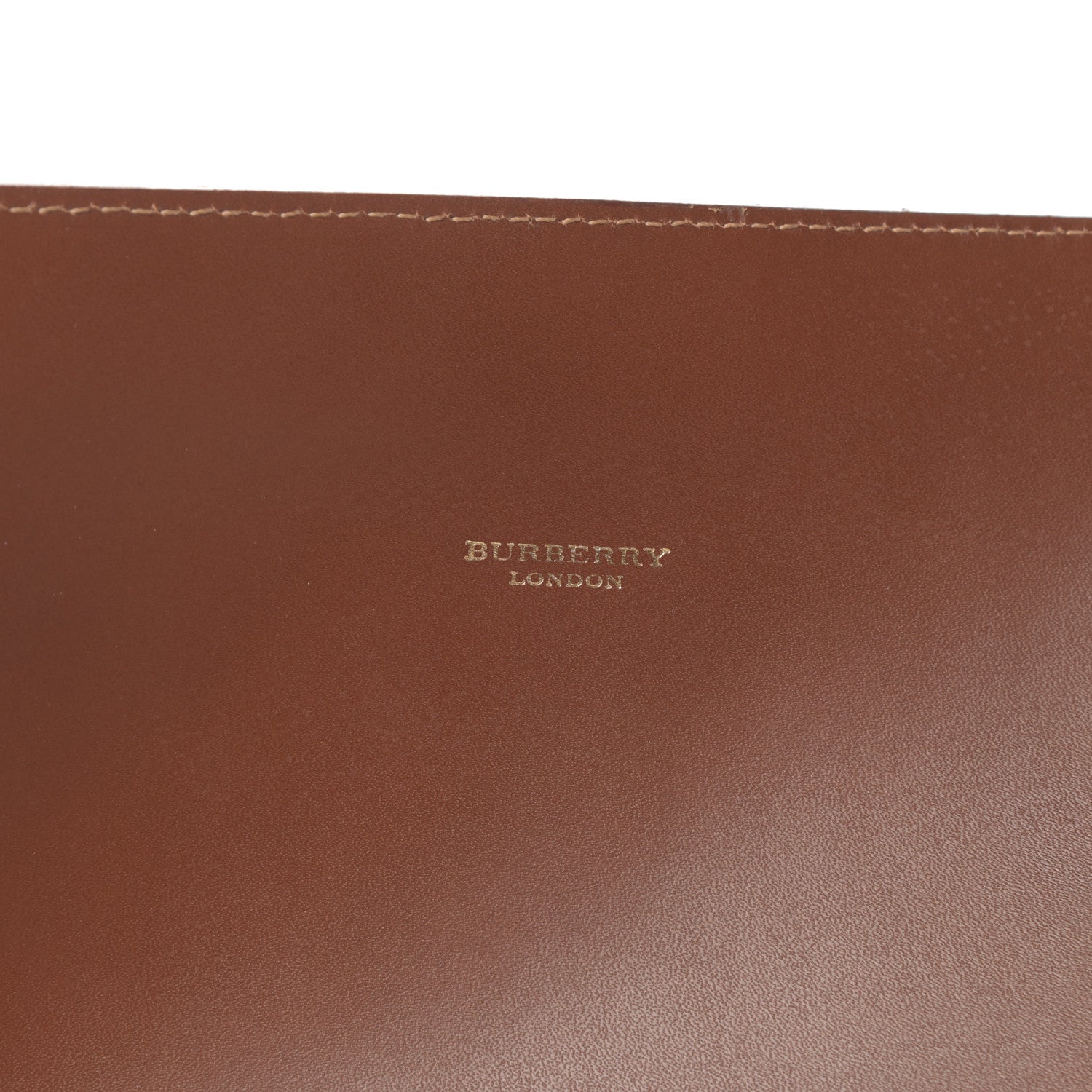 Burberry Haymarket Check Messenger Bag Brown 6 of 17