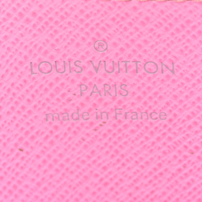 Louis Vuitton Monogram Multicolor Zippy Coin Purse Wallet White Litchi 7 of 8