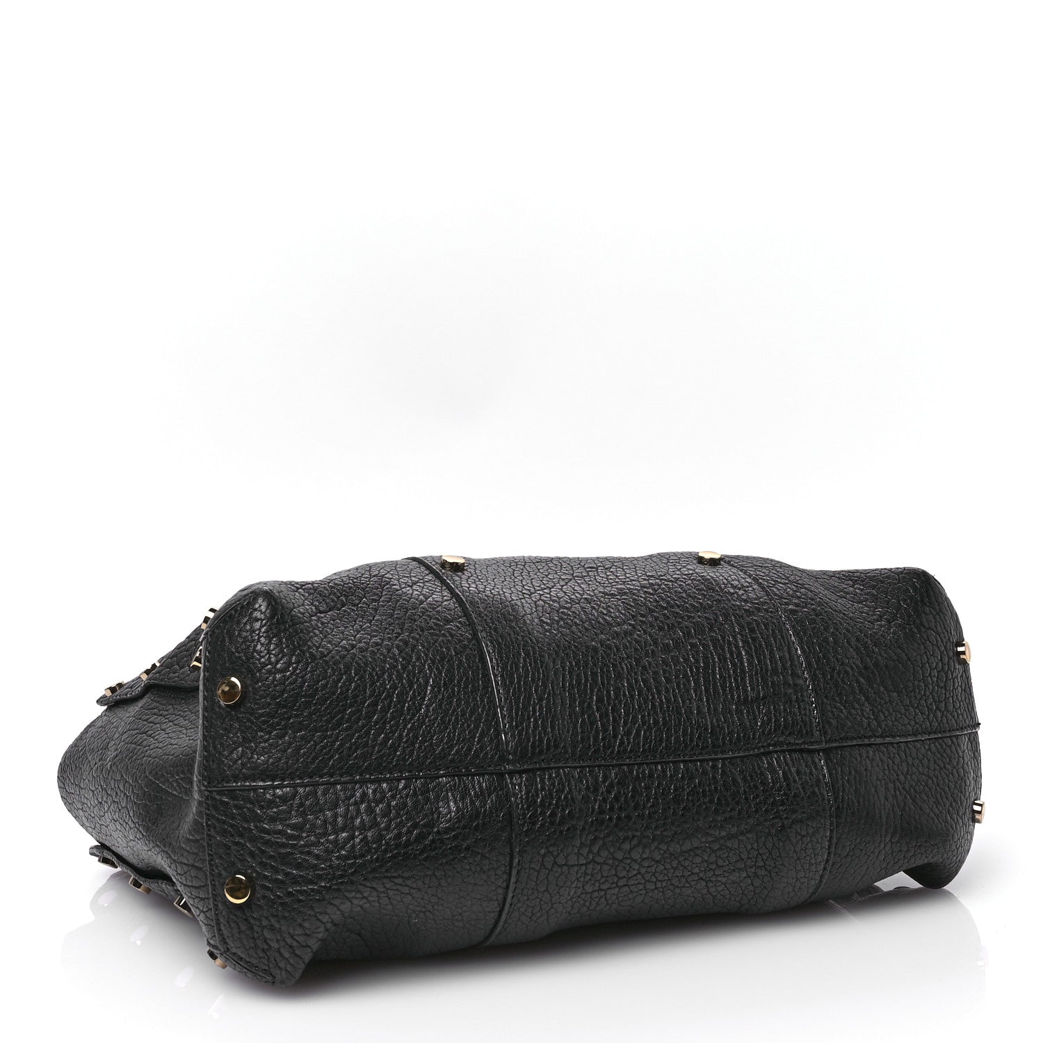 Jimmy Choo Grained Calfskin Studded Lockett Shopper Tote Black 4 of 9