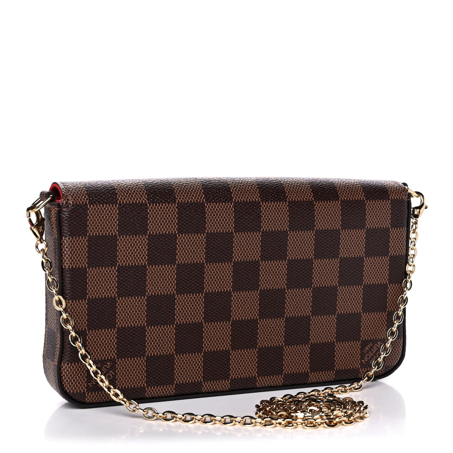 Damier Ebene Pochette Felicie Chain Wallet