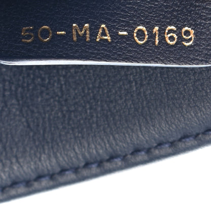 Christian Dior Calfskin Embossed Book Tote Navy Blue 7 of 10