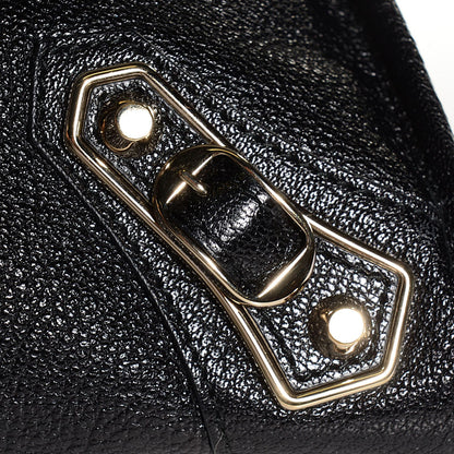 Balenciaga Chevre Gold Metallic Edge Hardware City Black 11 of 16