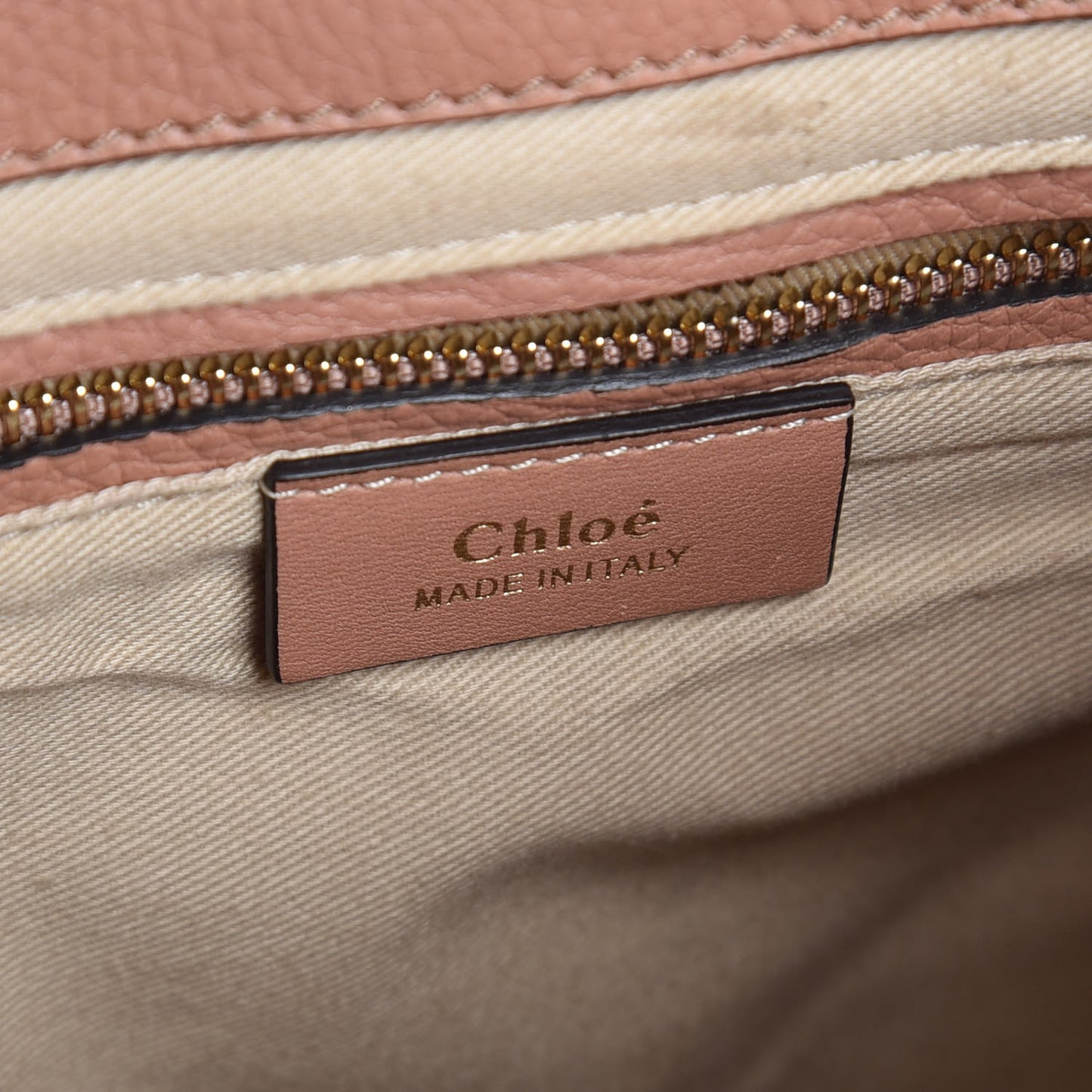 Suede Calfskin Small Faye Backpack Nougat