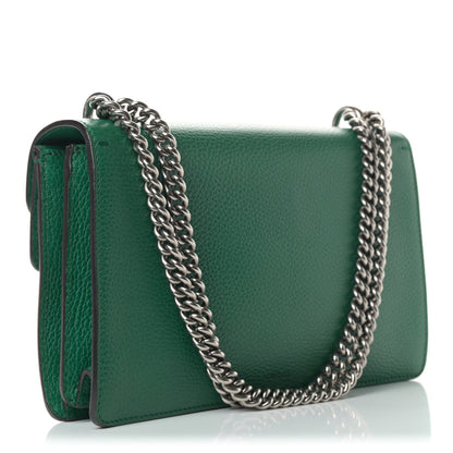 Gucci Pebbled Calfskin Small Dionysus Shoulder Bag Emerald 3 of 10