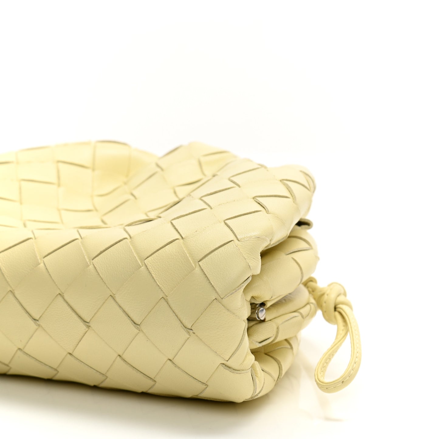 Nappa Intrecciato The Mini Pouch Lemon Washed
